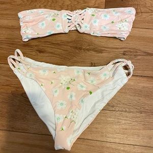 Frankie’s Bikinis Floral Bikini Set